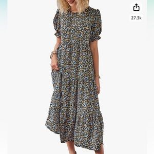 Amazon floral dress by PrettyGarden - NWT still in package size M